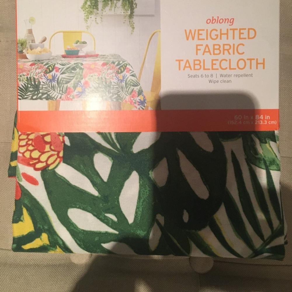 NW SUMMER TABLECLOTH OUTDOOR/INDOOR 60” x 84”